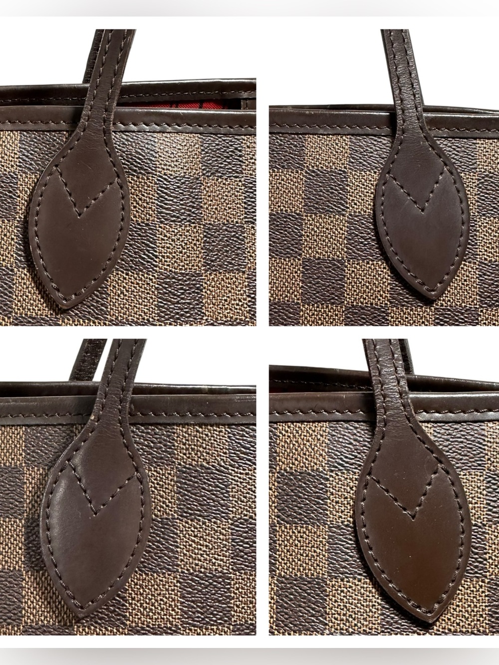 Louis Vuitton Damier Ebene Neverfull MM Tote Bag - Picture 9 of 16